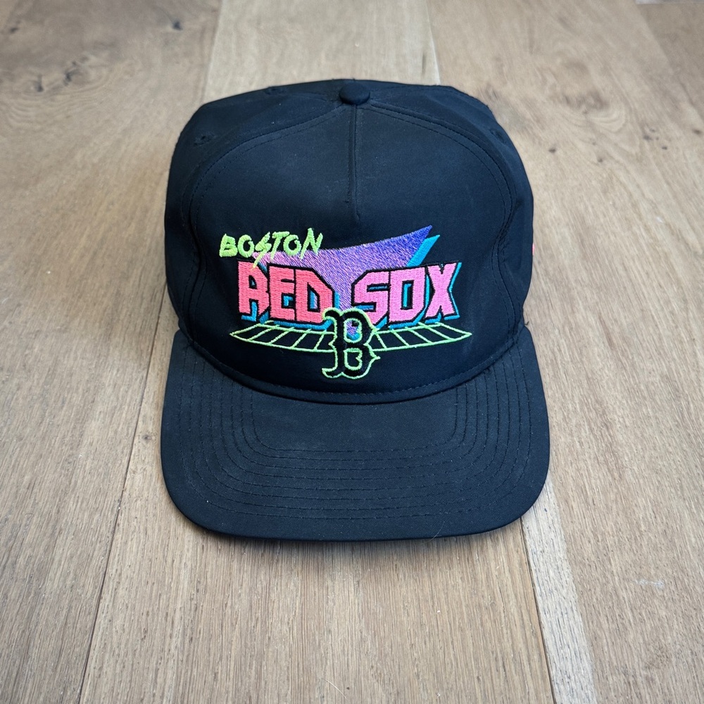 Culture Kings New Era Red Sox “Retro Arcade Prolight” SnapBack Hat Black.